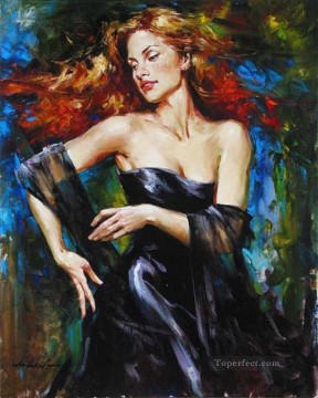 Mujer Painting - Pretty Woman AA 07 Impresionista